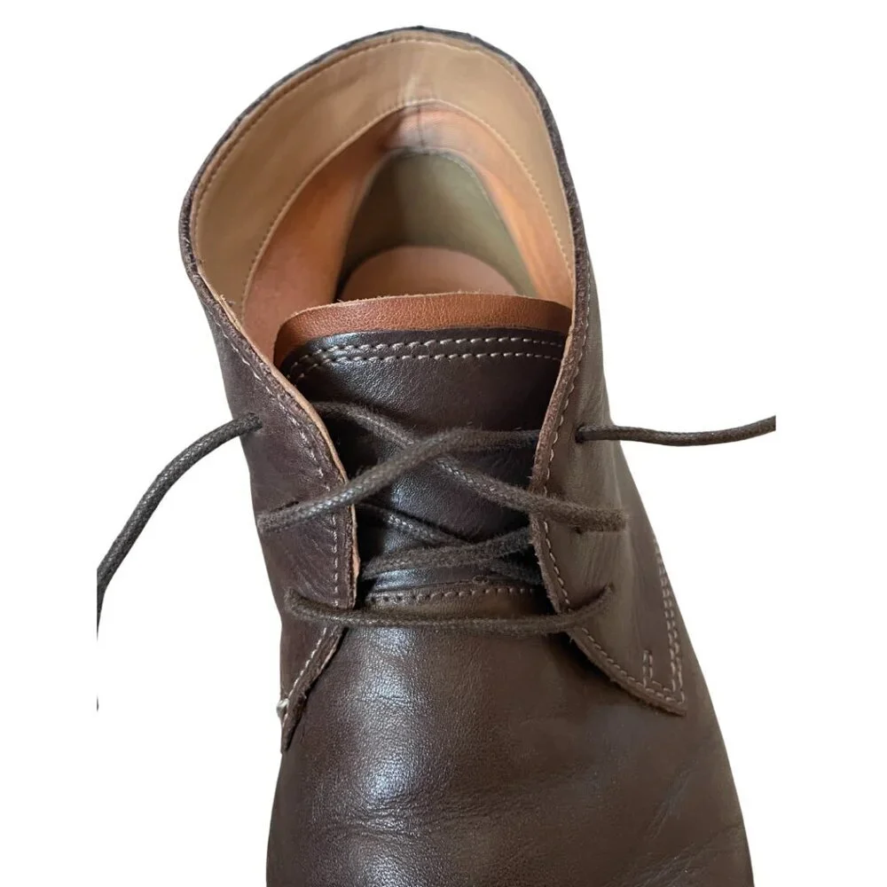 Clark's Atticus‎ Ankle Lace-Up Boots, Men's Size 12, brown, GUC